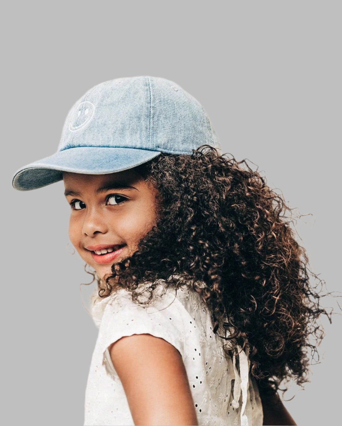Smiley Cap - Denim