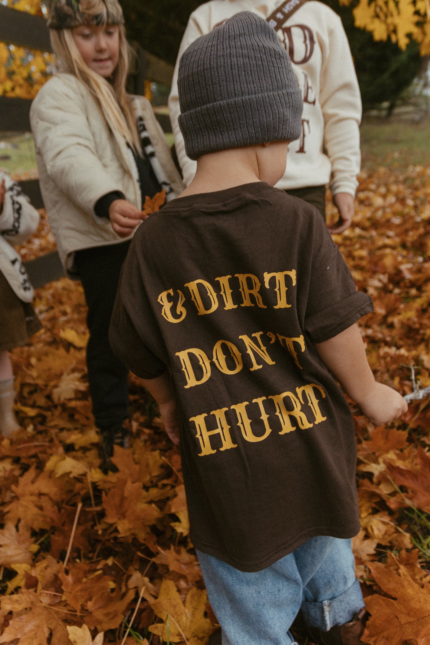 "Dirt Don't Hurt" Tee - Brown