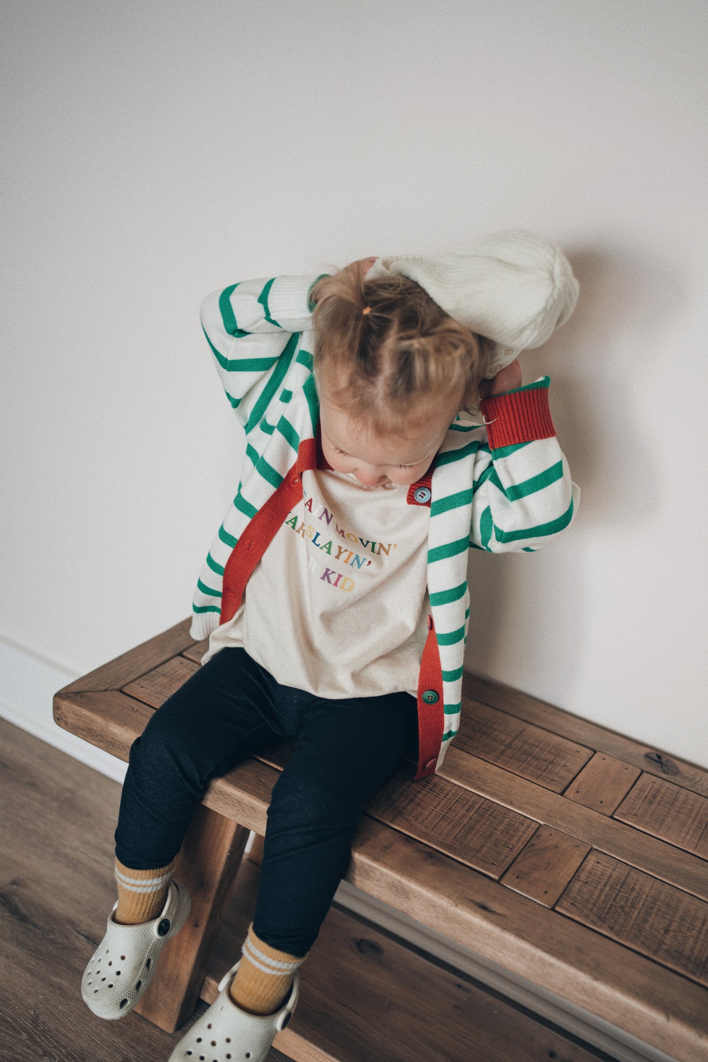 Colorblock Cardigan - Striped