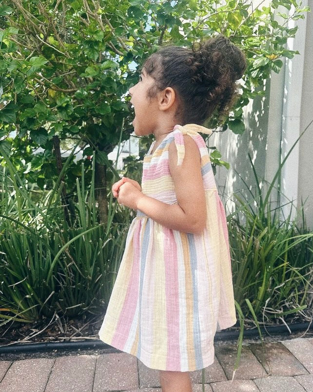 Striped Cotton Dress