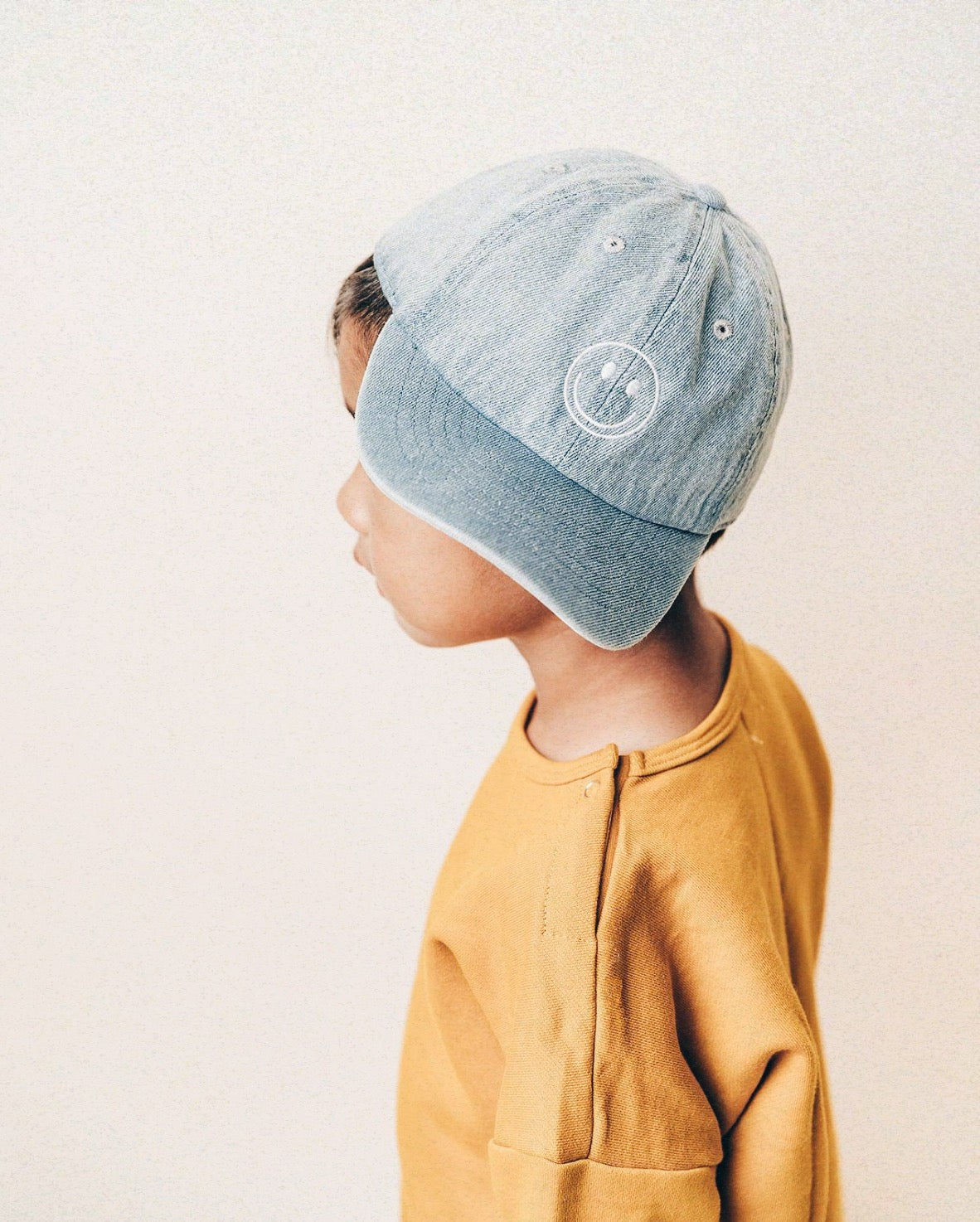 Smiley Cap - Denim