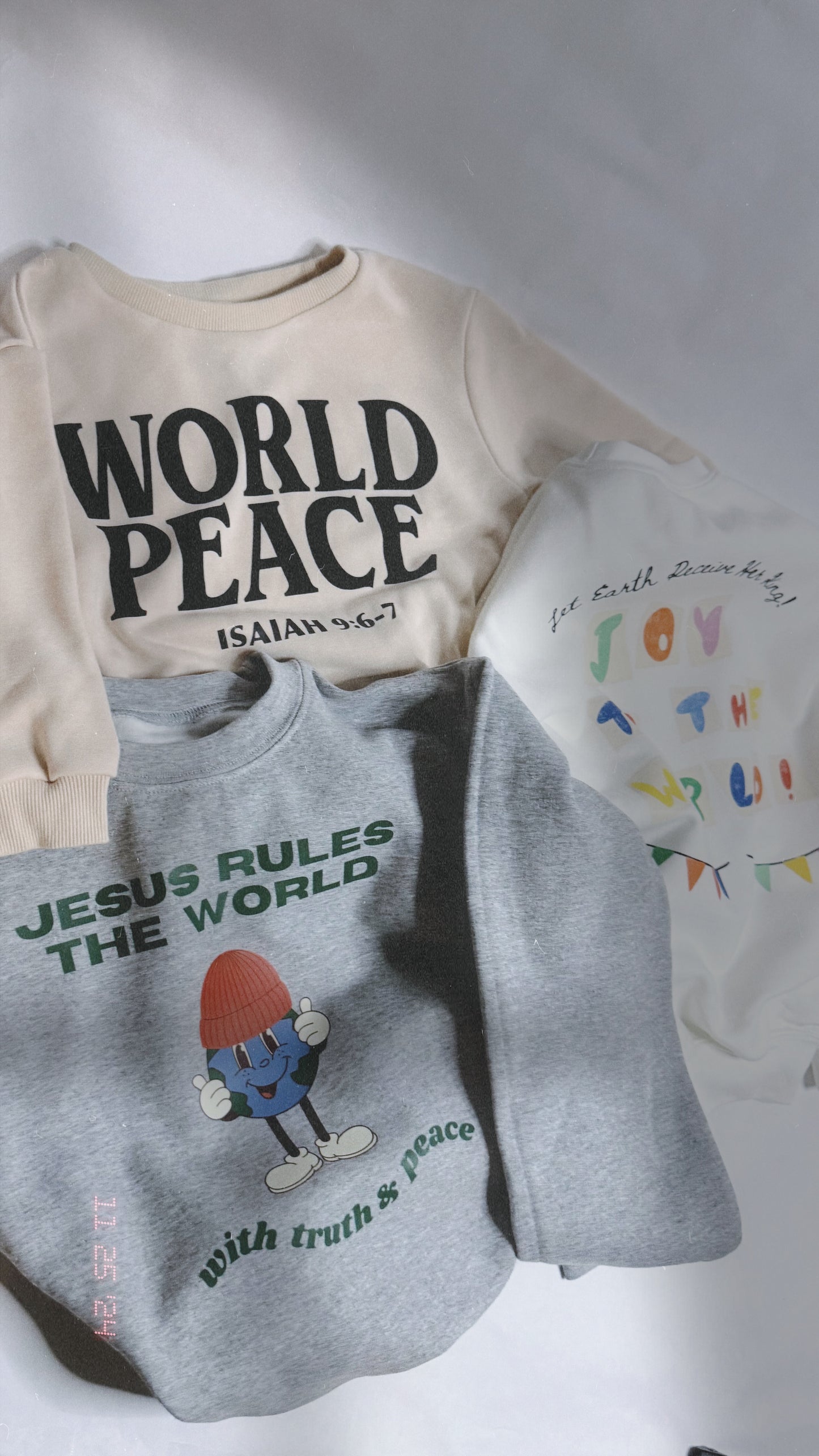 "Jesus Rules" Crewneck Pullover