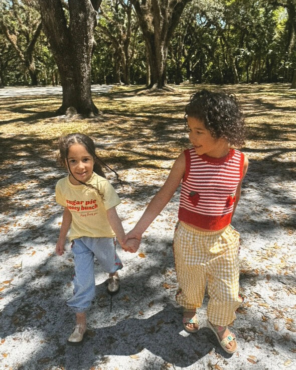 “Strawberry Jam” Pant - Chambray