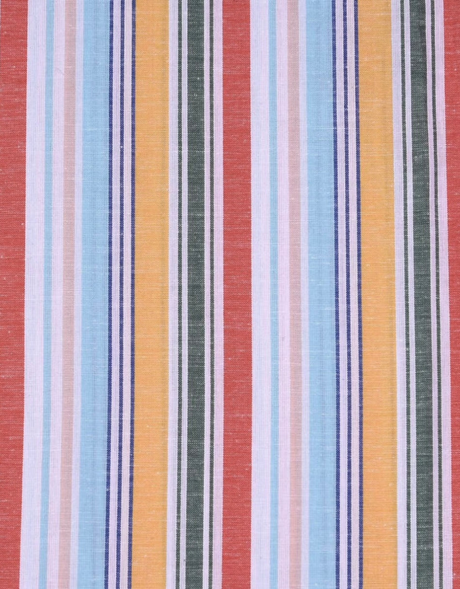 Linen/Cotton Pant - Striped