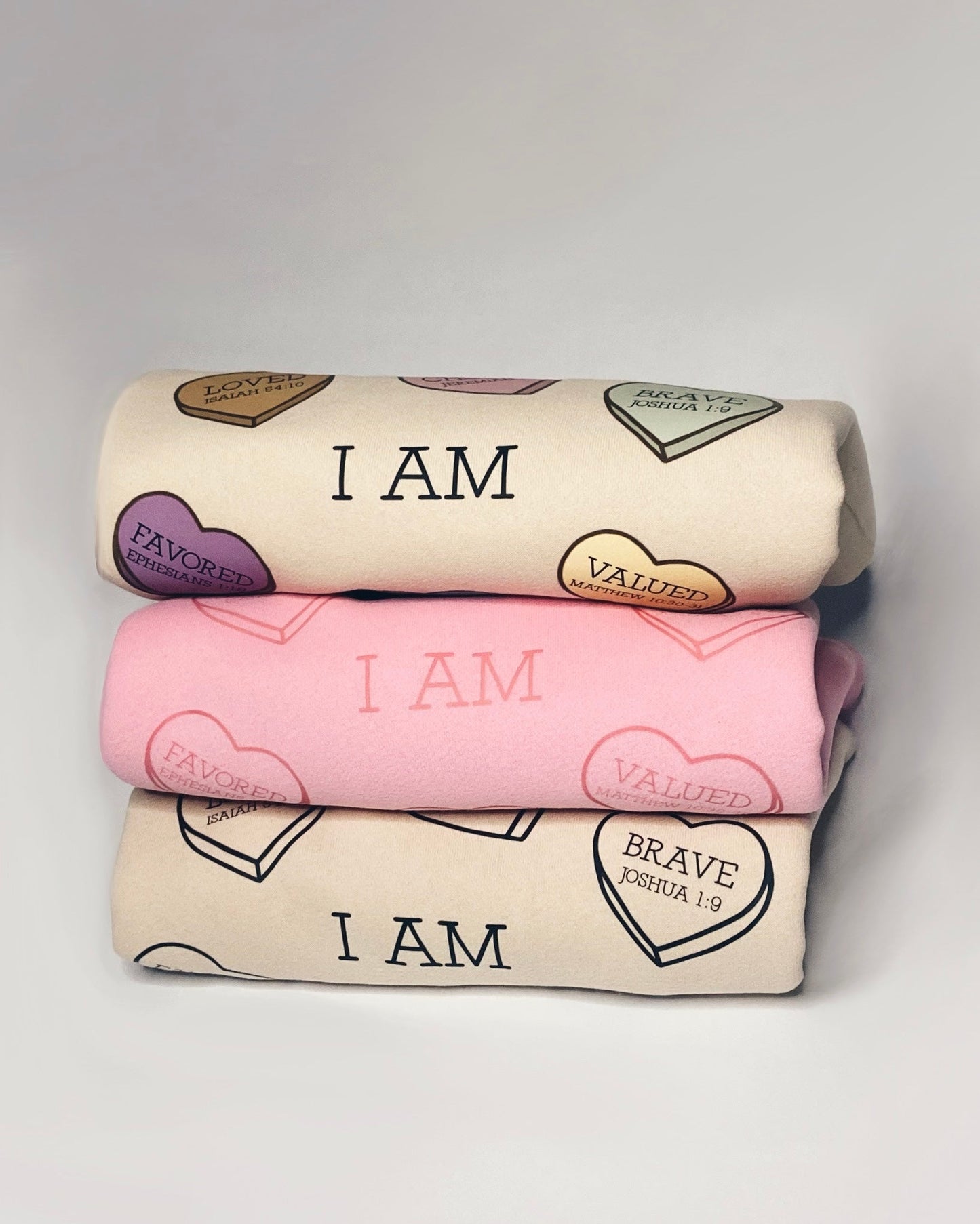 "Affirmation Truths Heart" Crewneck Pullover