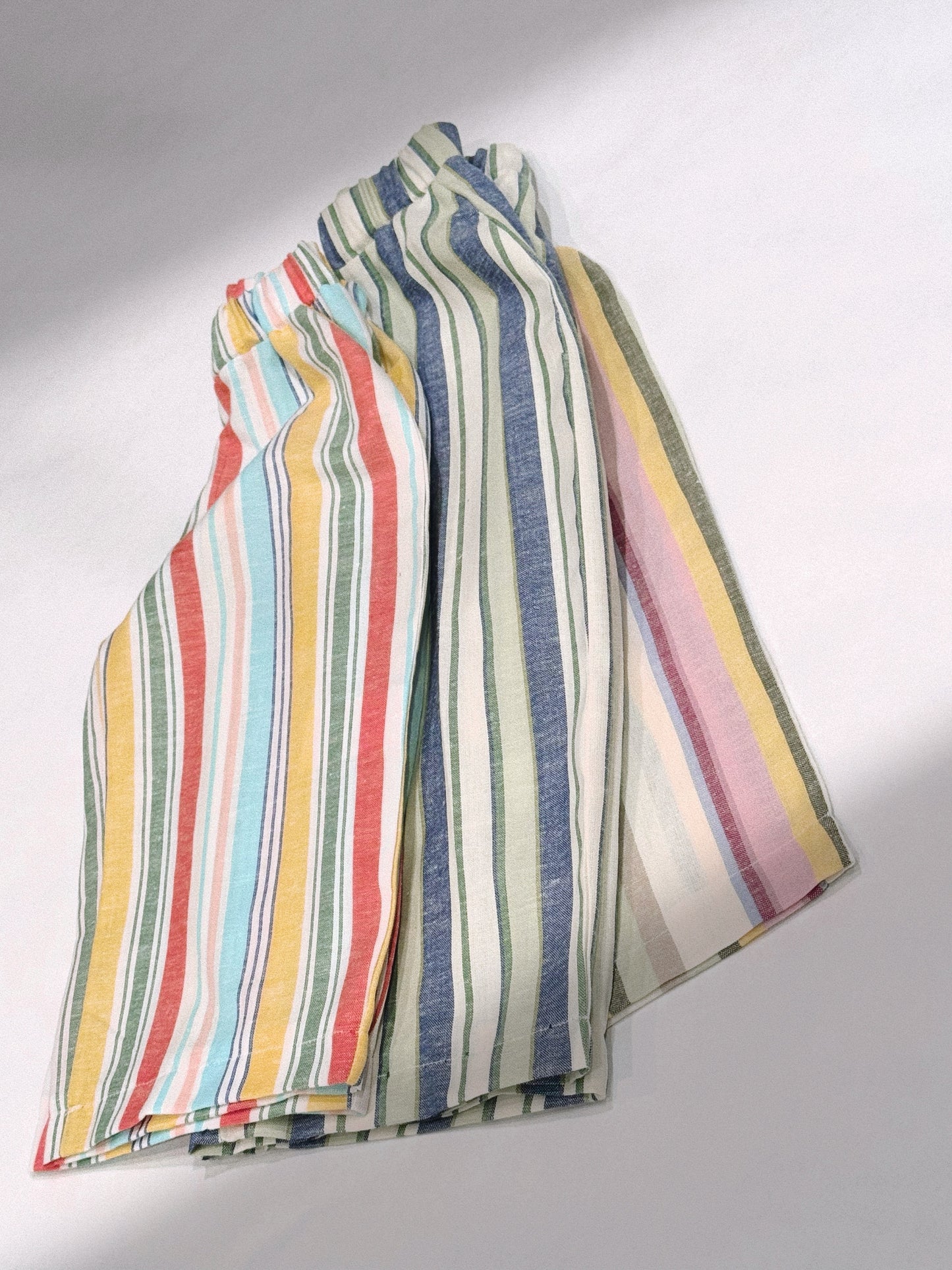 Linen/Cotton Pant - Striped
