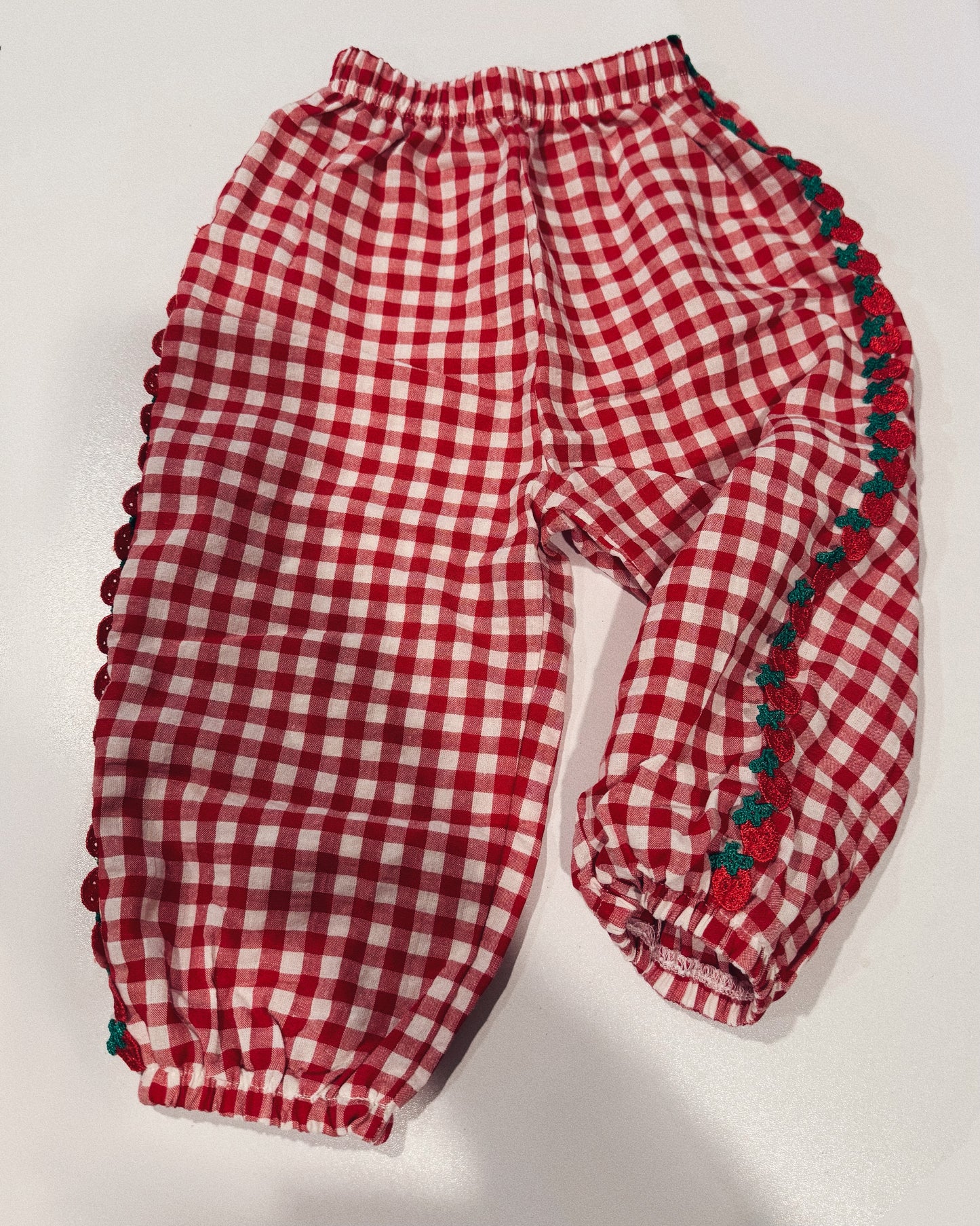 “Strawberry Jam” Pant - Gingham