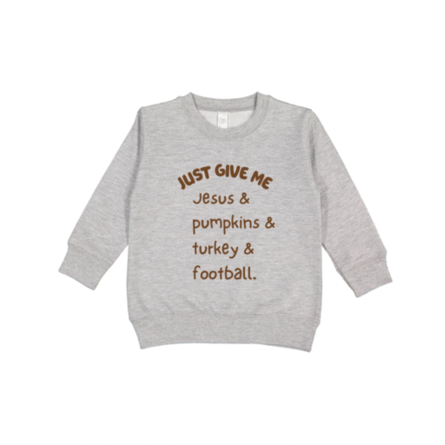 "Fall Vibes" Crewneck Pullover - Gray