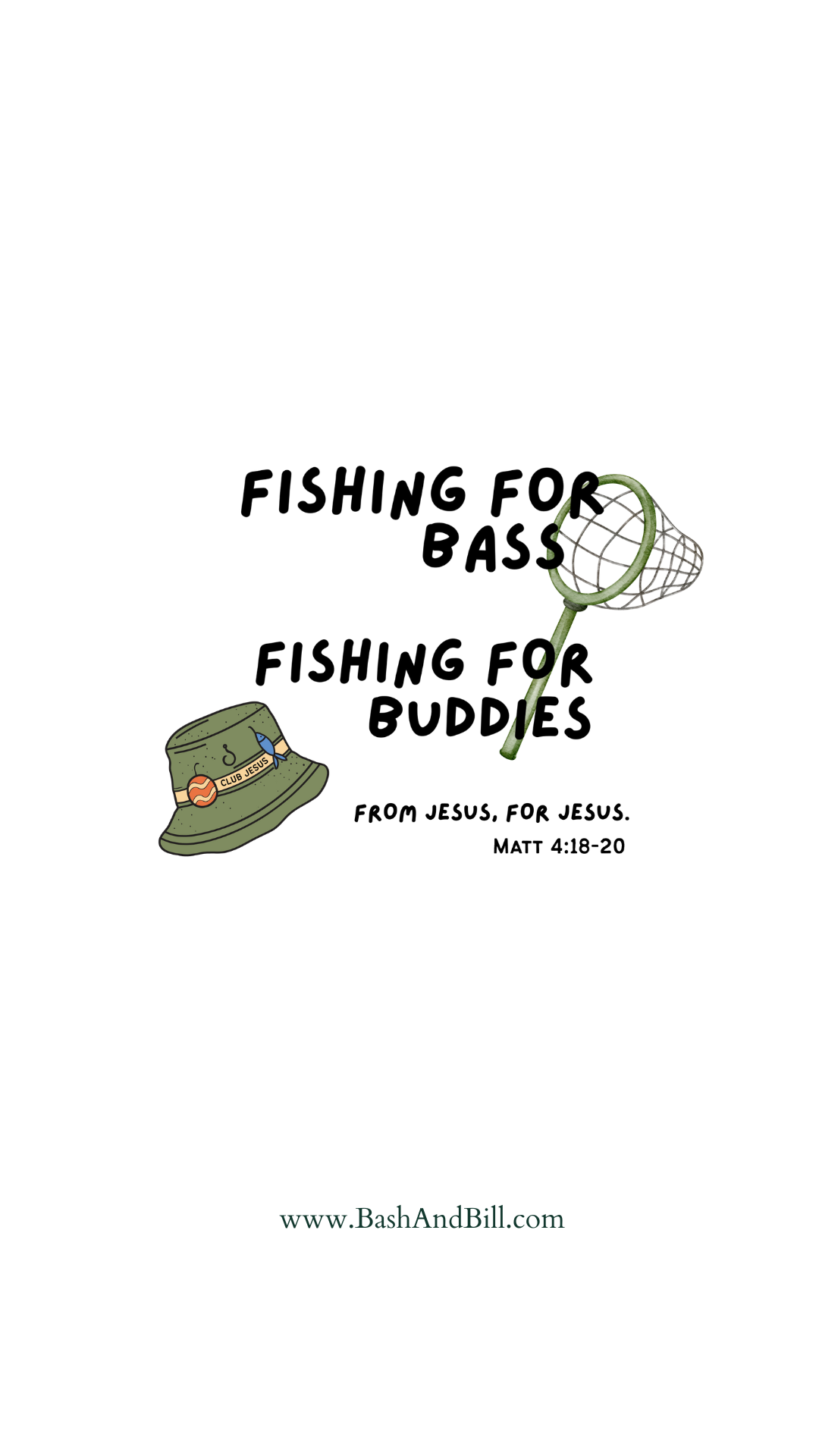 "Fisher of Buddies" Crewneck