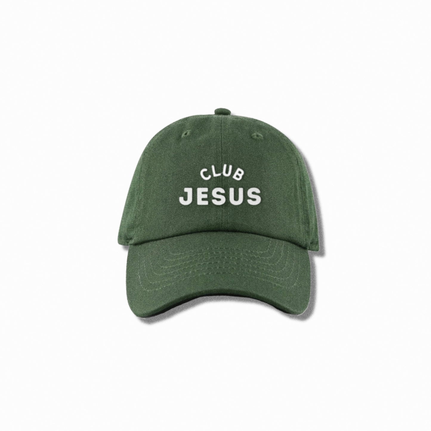 "Club Jesus" Cotton Cap - Green
