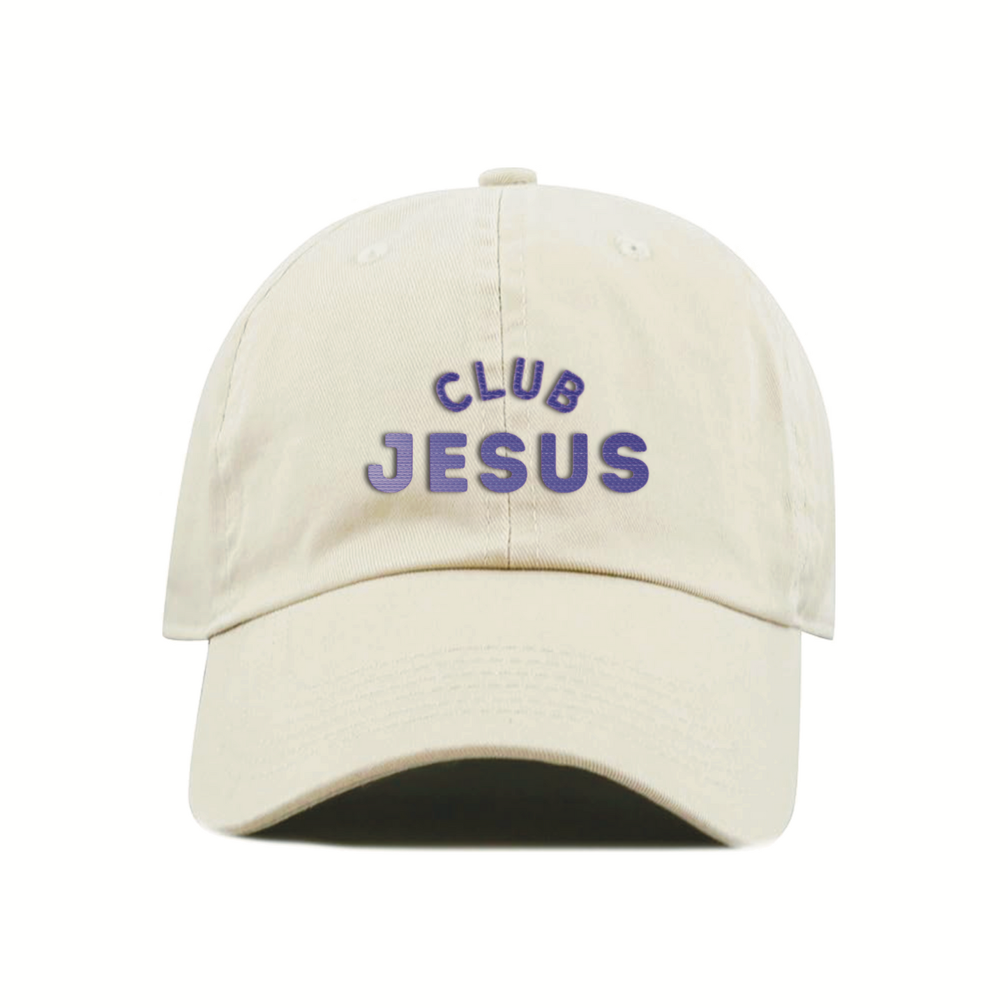 "Club Jesus" Cap - Natural