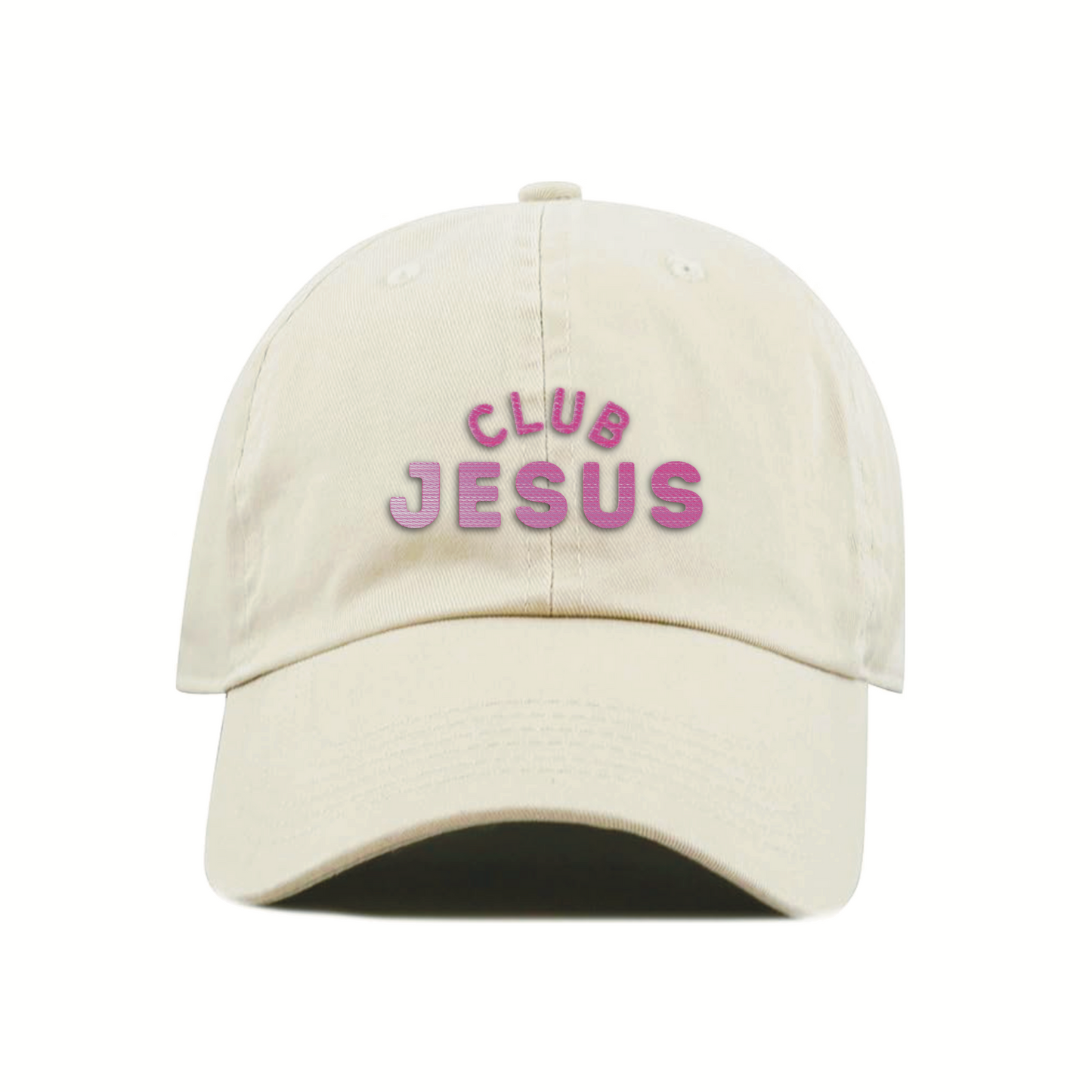 "Club Jesus" Cap - Natural