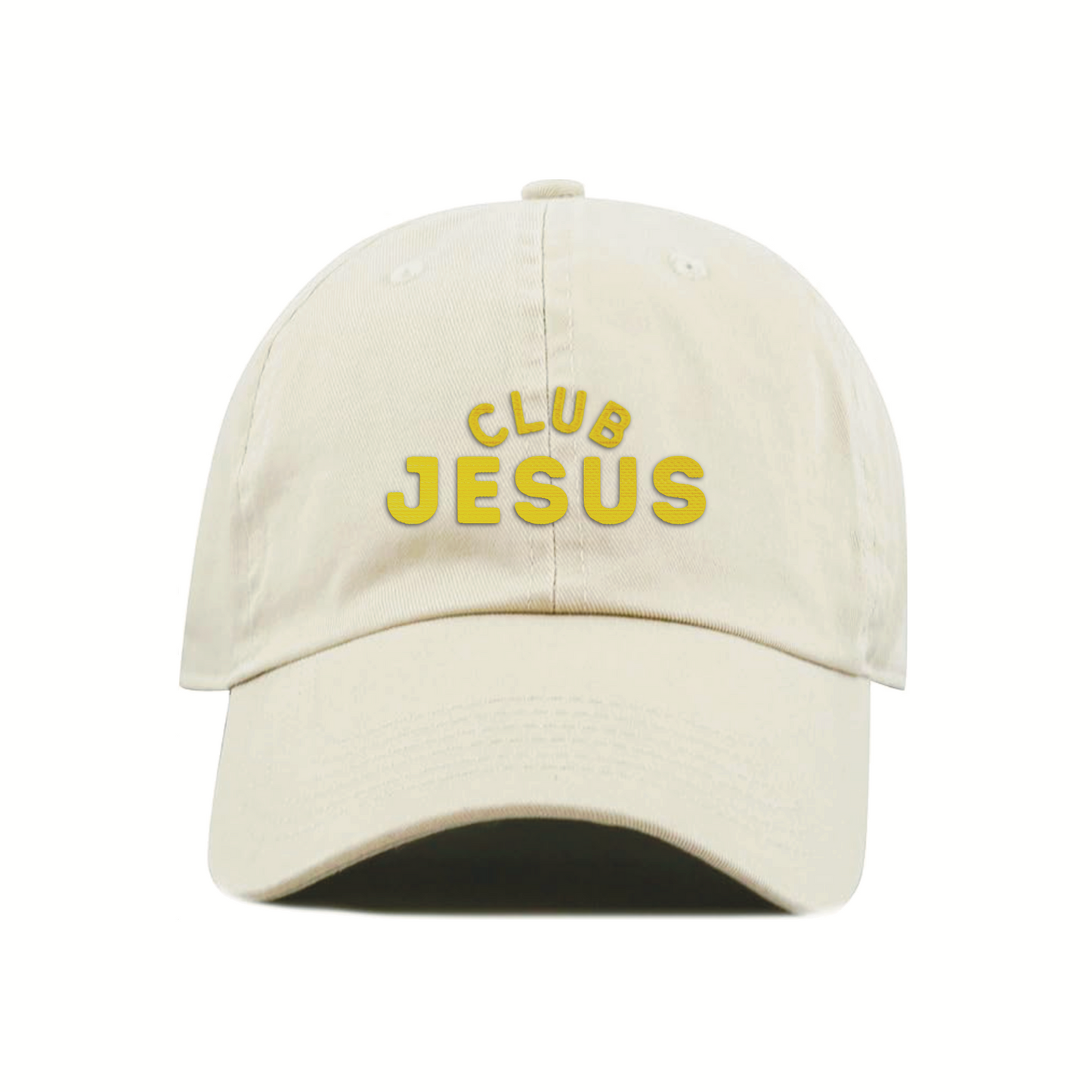 "Club Jesus" Cap - Natural