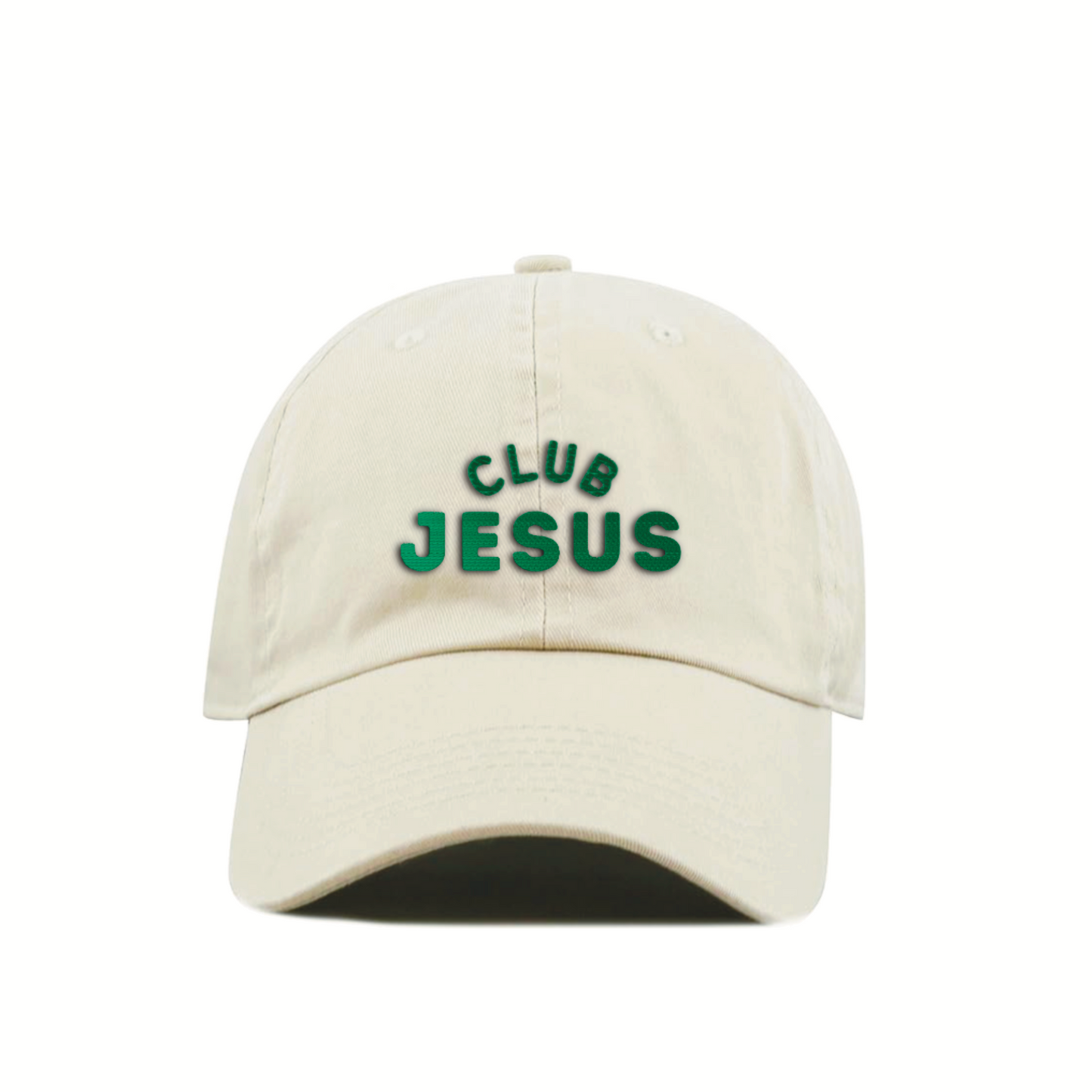 "Club Jesus" Cap - Natural