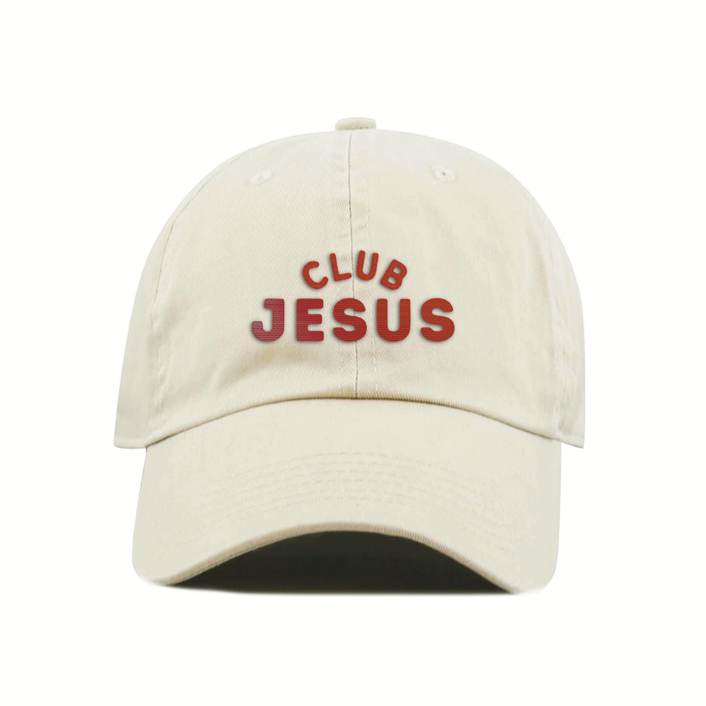 "Club Jesus" Cap - Natural