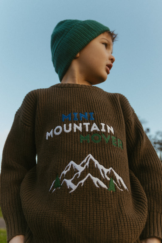 "Mini Mountain Mover" Sweater