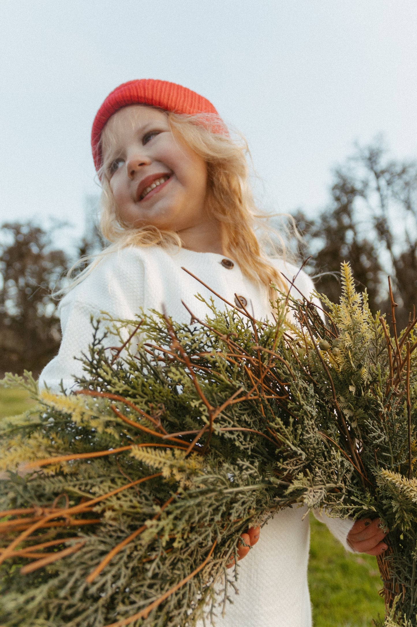 Knitted Henley Set - Ivory