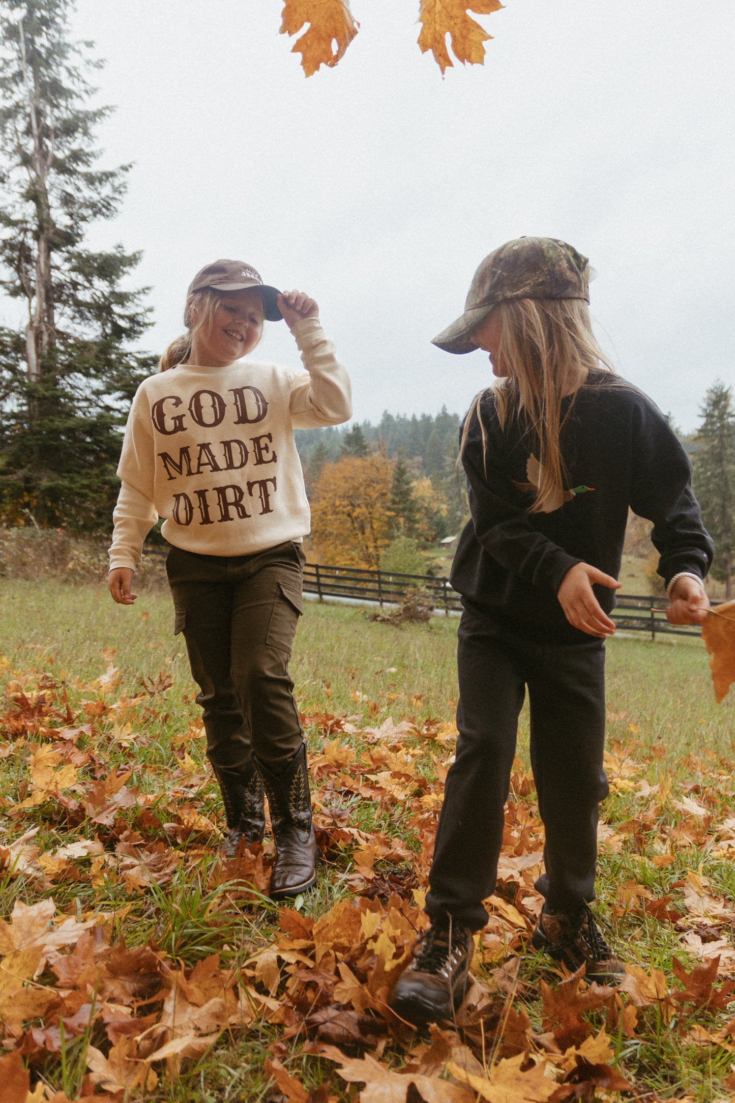 "Dirt Don't Hurt" Crewneck - Natural