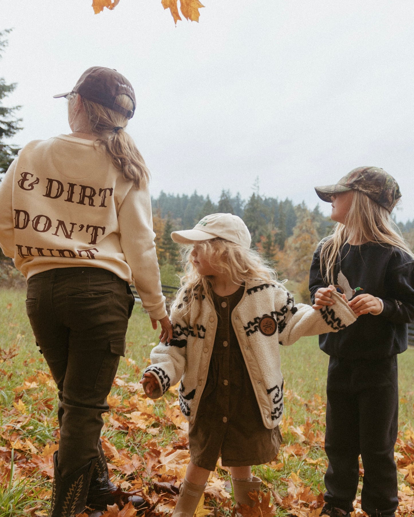 "Dirt Don't Hurt" Crewneck - Natural