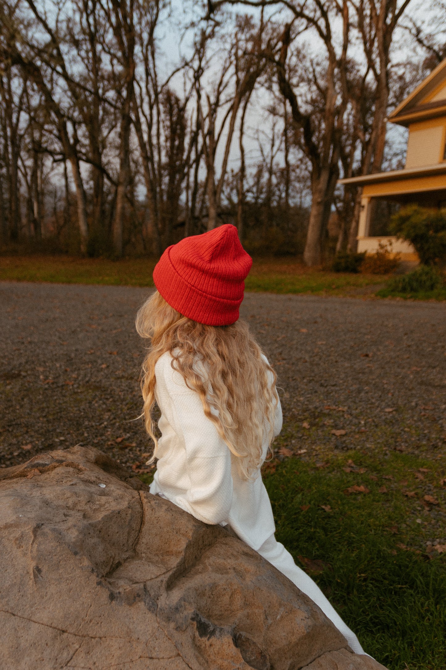 Knitted Henley Set - Ivory