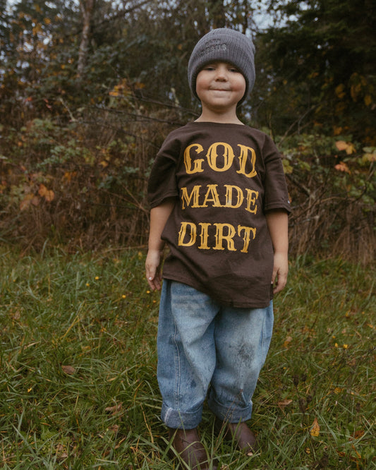 "Dirt Don't Hurt" Tee - Brown