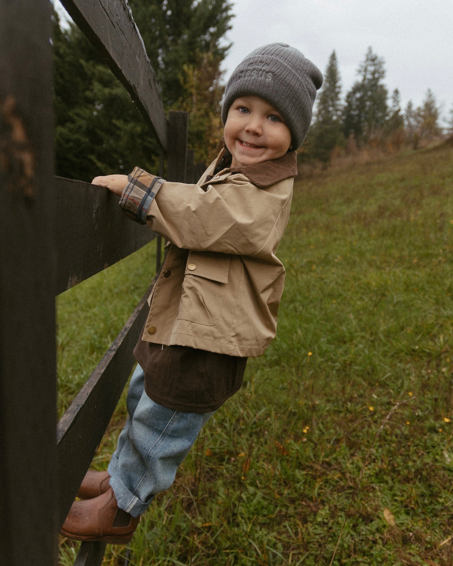"Mini Mountain Mover" Rain Jacket