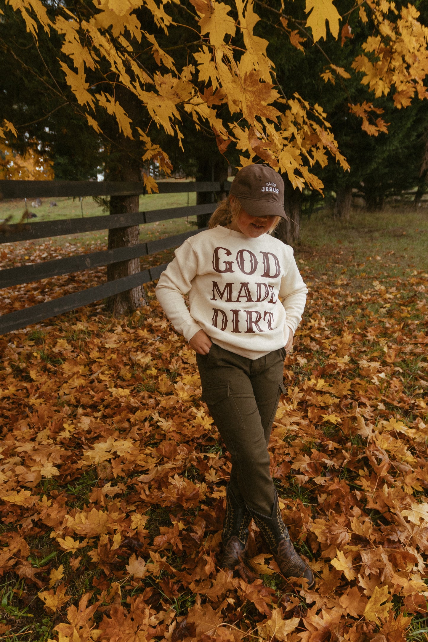 "Dirt Don't Hurt" Crewneck - Natural
