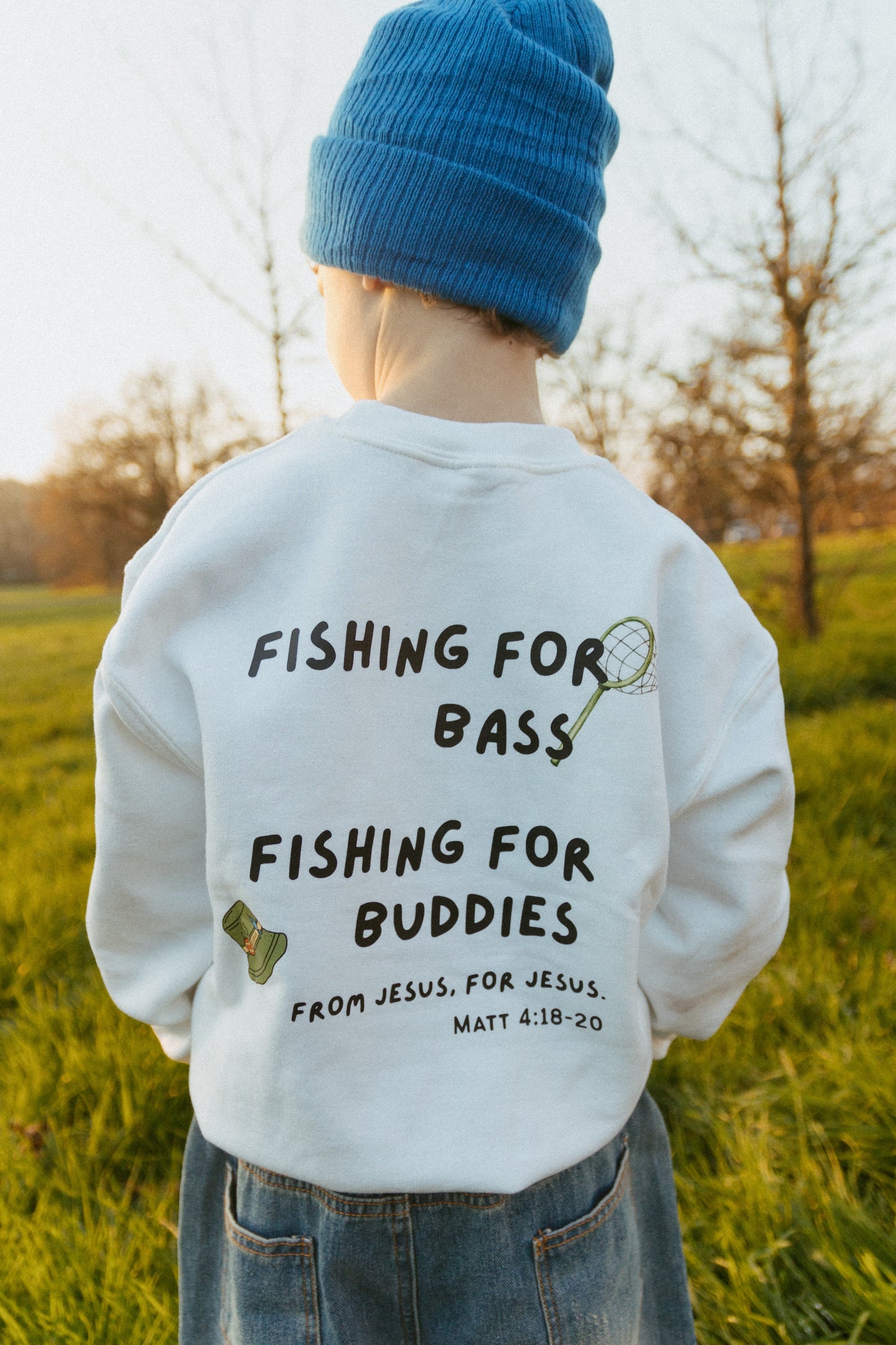 "Fisher of Buddies" Crewneck