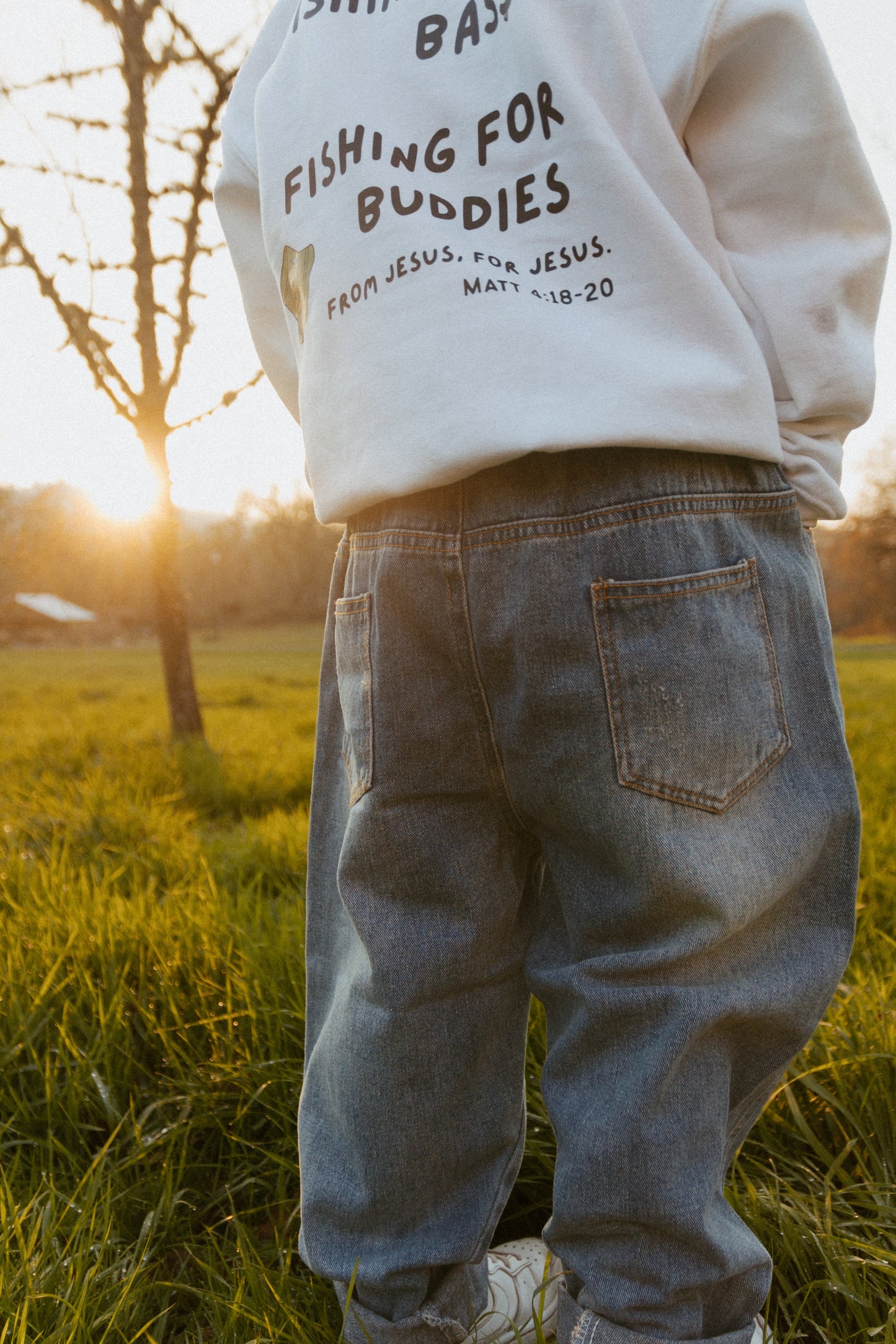 "Fisher of Buddies" Crewneck