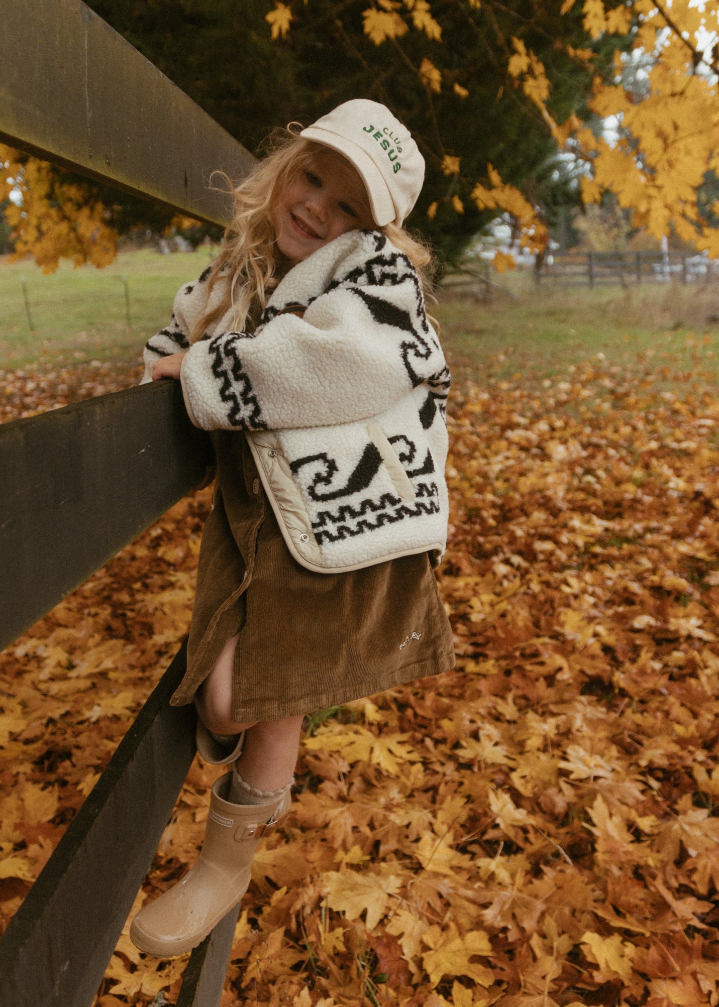 Corduroy Button Front Dress