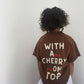 "Cherry on Top" Graphic Pullover