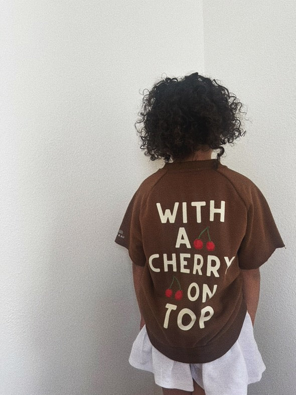 "Cherry on Top" Graphic Pullover