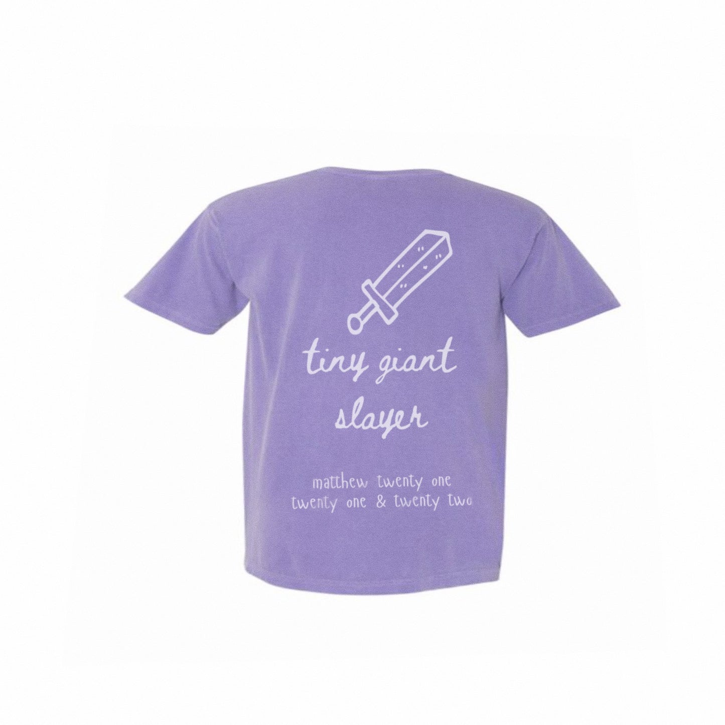 "Tiny Giant Slayer" Tee - Violet