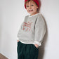 "Mini Mountain Mover" Graphic Pullover - Striped