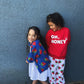 "Oh, Honey" Graphic Pullover - Red