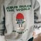 "Jesus Rules" Crewneck Pullover