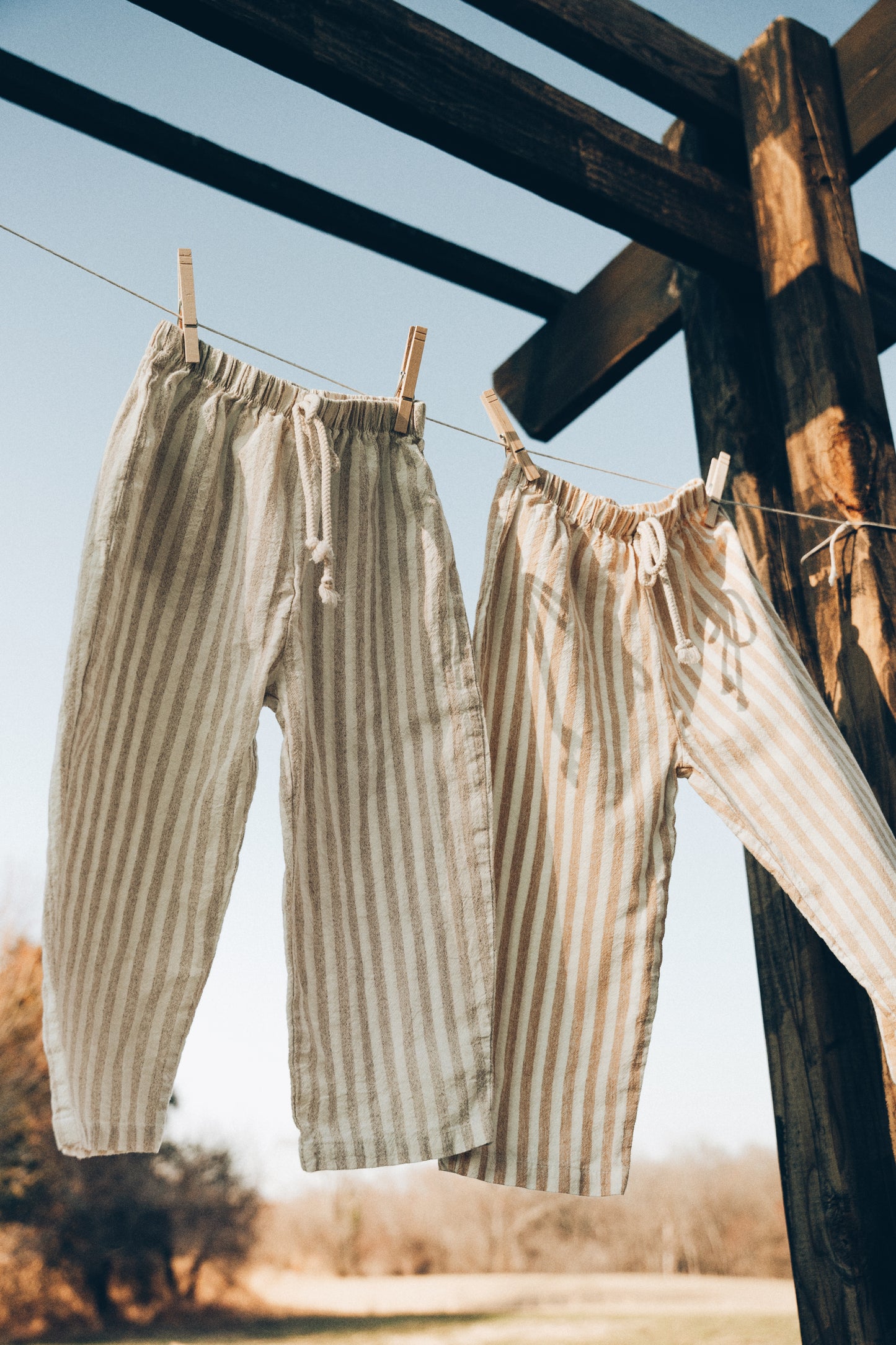 Linen Pant - Striped