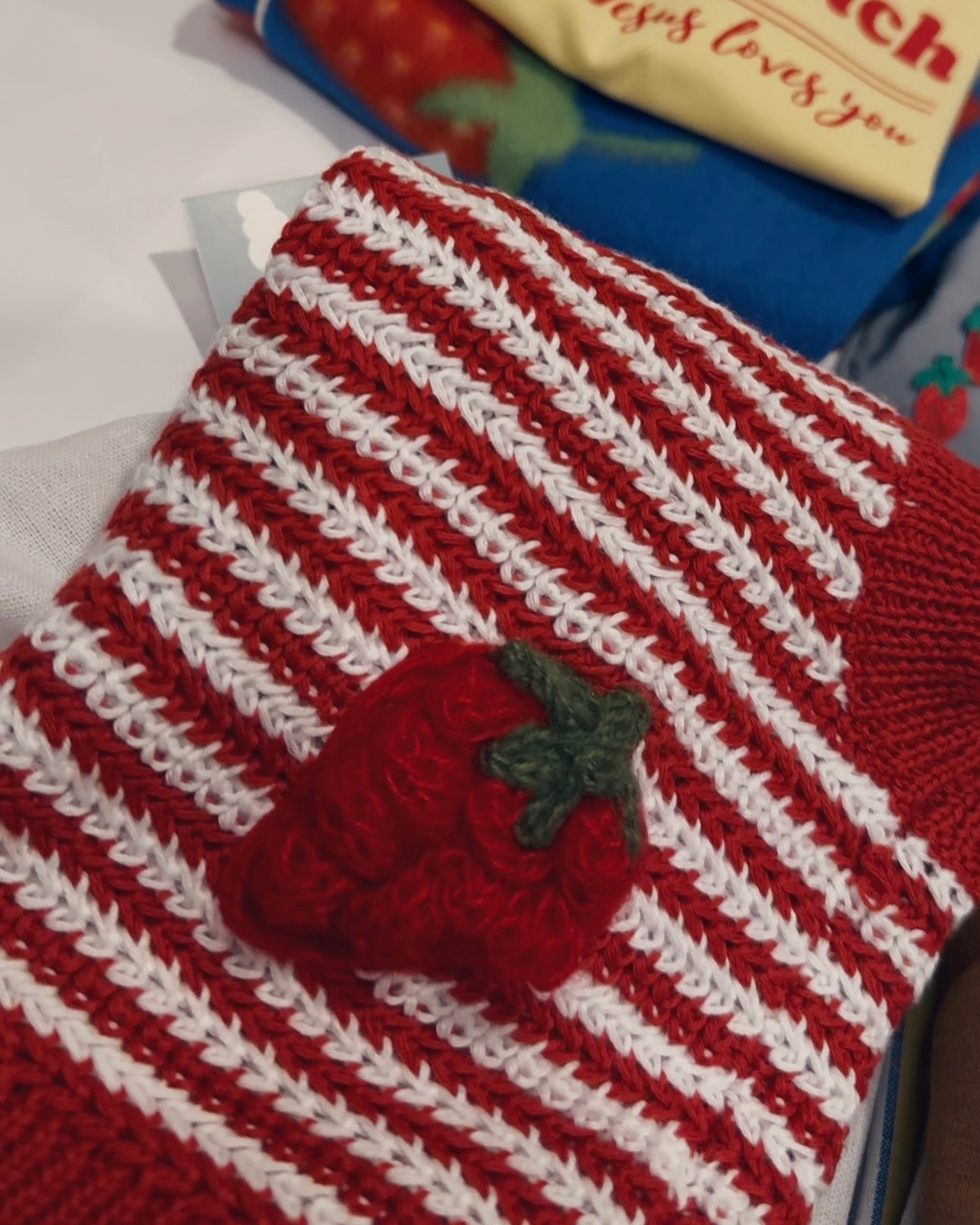 Strawberry Knit Sweater Vest