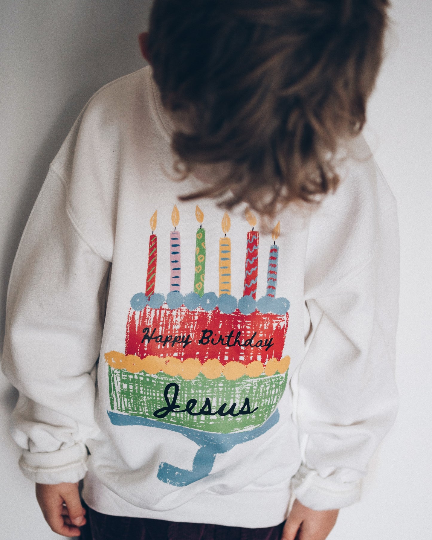 "HBD Jesus" Crewneck Pullover