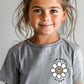 "I Am Loved By God" Flower Tee - Gray