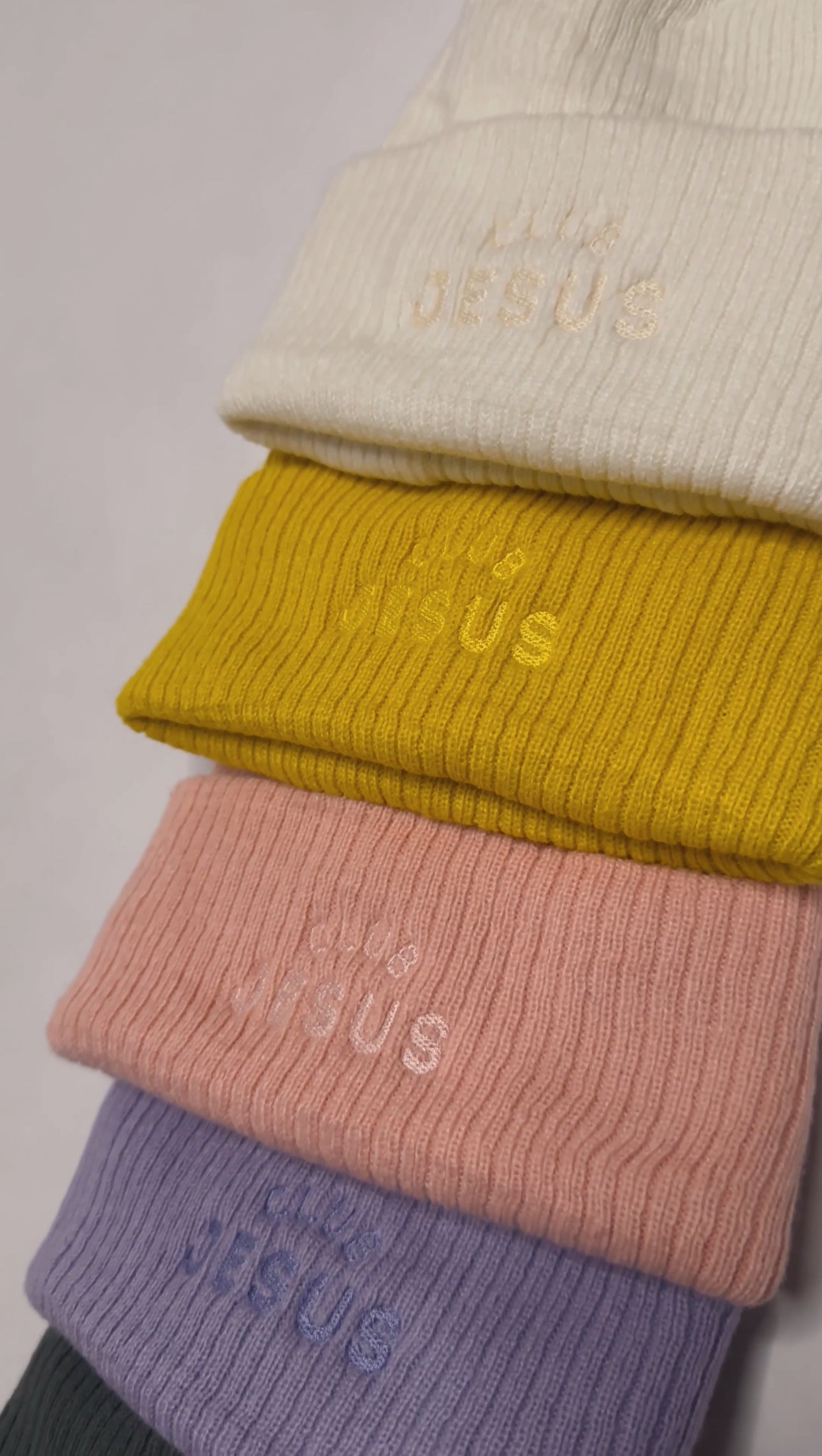 Knitted Beanie - Club Jesus