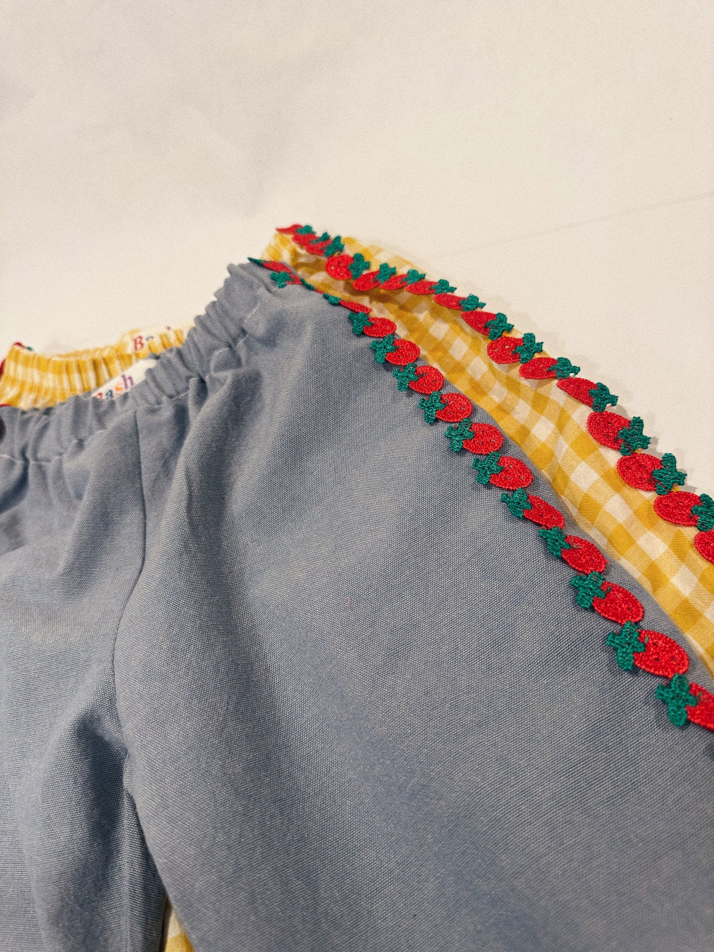 Side-trim Pant - Gingham
