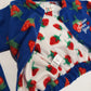 Strawberry Fleece Jacket - Blue