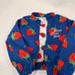 Strawberry Fleece Jacket - Blue