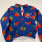 Strawberry Fleece Jacket - Blue