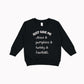 "Fall Vibes" Crewneck Pullover - Black