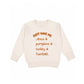 "Fall Vibes" Crewneck Pullover - Natural