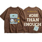 "More Than Enough" Tee - Brown