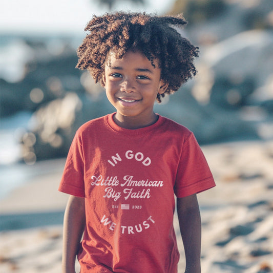 "Little American - Big Faith" Tee