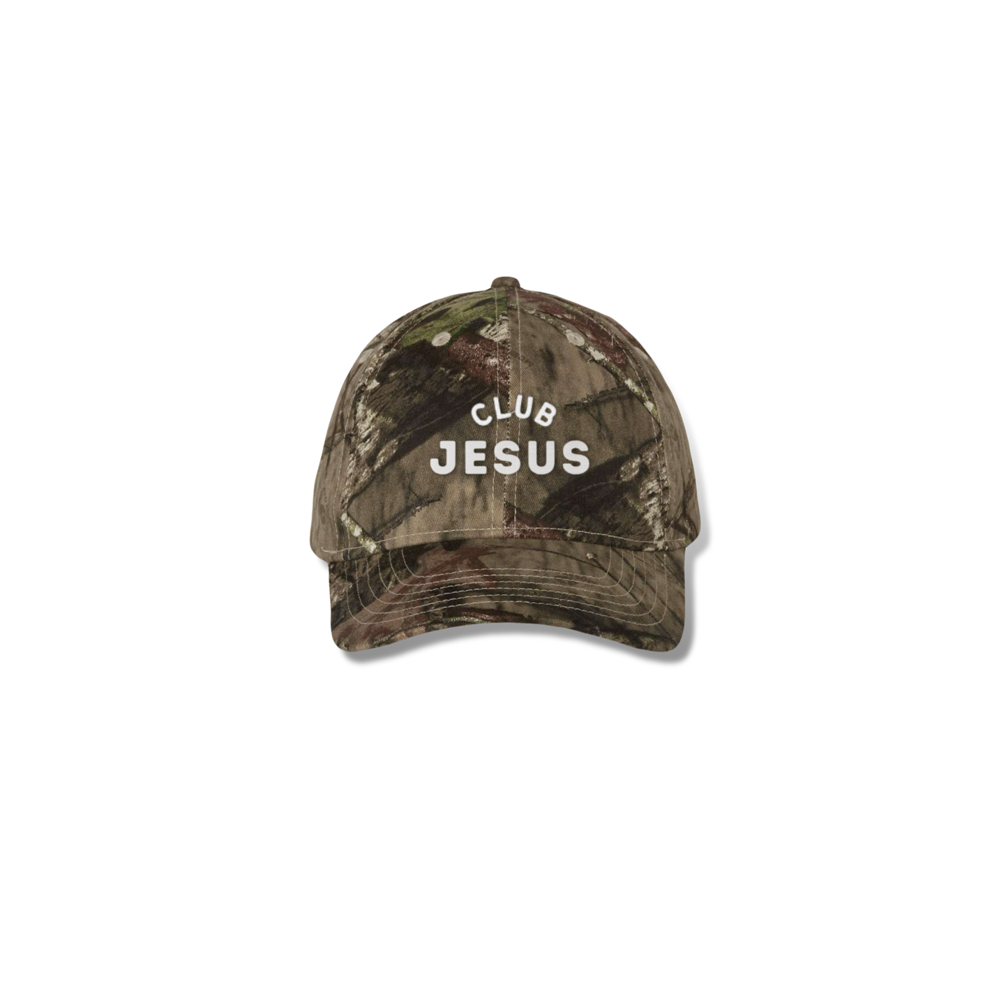 "Club Jesus" Cotton Cap - Camo